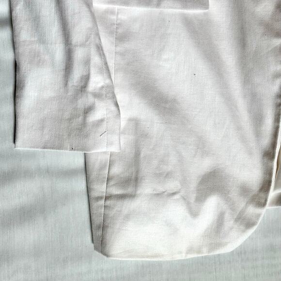 Banana Republic NWT White Linen Blazer Oversized Look $160 Price Tag Size 6 - Picture 4 of 10